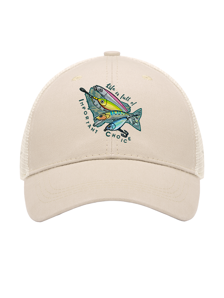 Clear Lake Bass Lures Mesh Velcro Hat