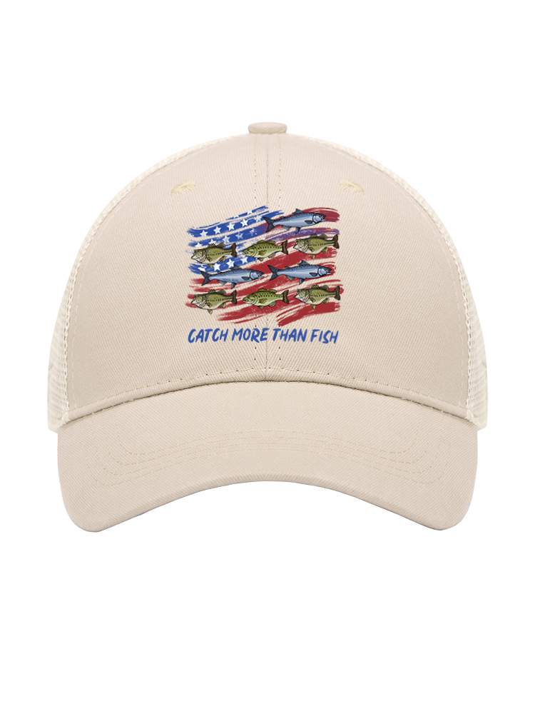 Patriotic Waters Unleashed Mesh Velcro Hat