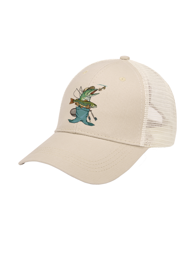 Who is My Prey Mesh Velcro Hat