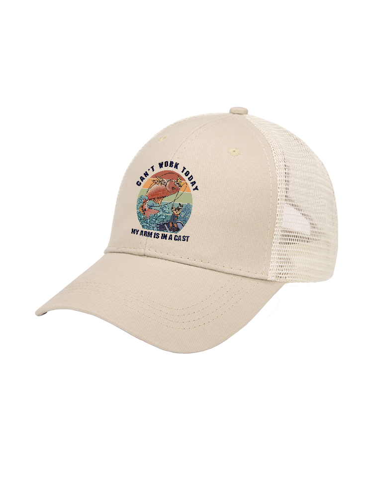 Hooked on a Day Off Mesh Velcro Hat