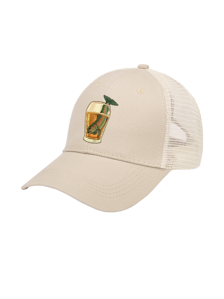 Let's Have a Drink Mesh Velcro Hat