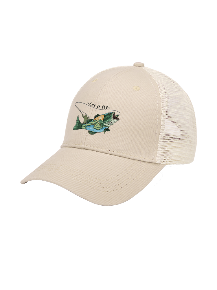 Let It Fly to Freedom Mesh Velcro Hat