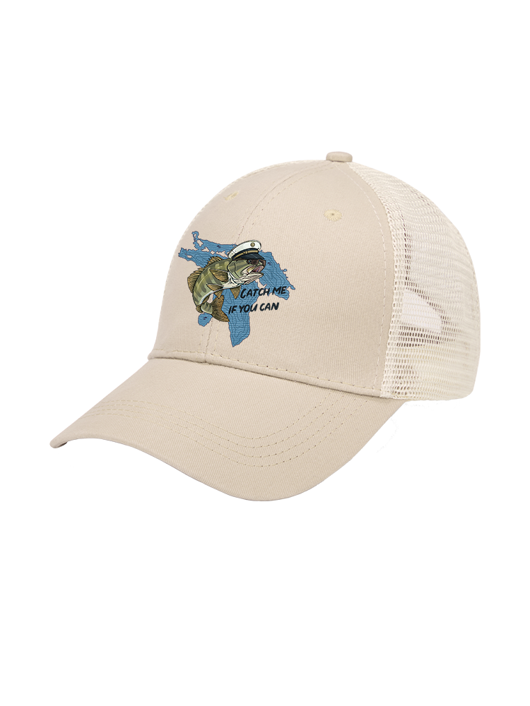 Catch Me If You Can Mesh Velcro Hat