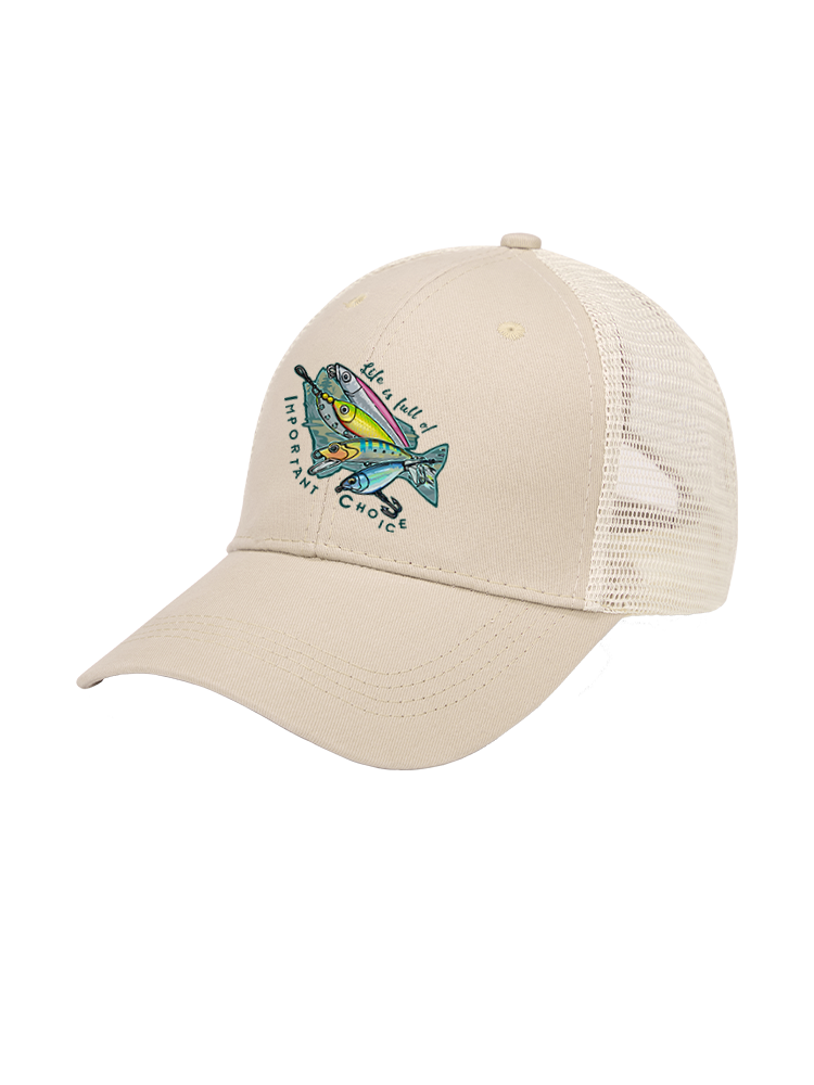 Clear Lake Bass Lures Mesh Velcro Hat