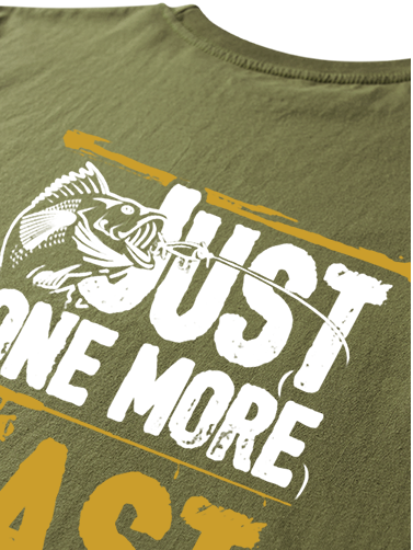 Just One More Cast Fishing Unisex Classic Cotton Tee