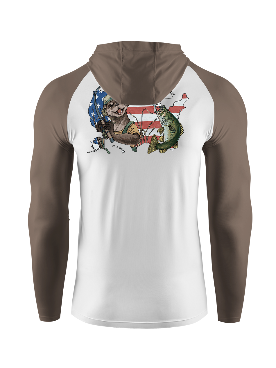 Otter vs Bass UPF Hoodie