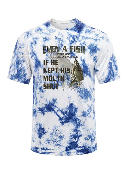 Silent Wisdom Catfish's Lesson Tie Dye Tee
