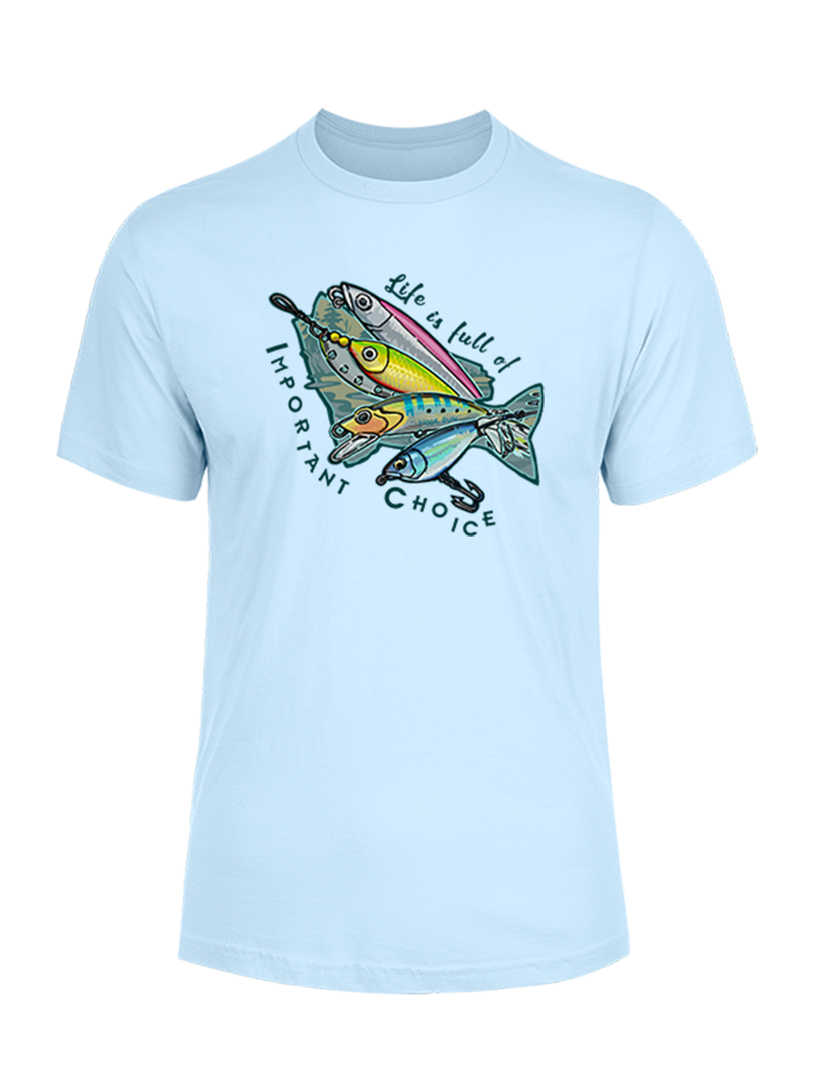 Clear Lake Bass Lures Unisex Cotton Tee