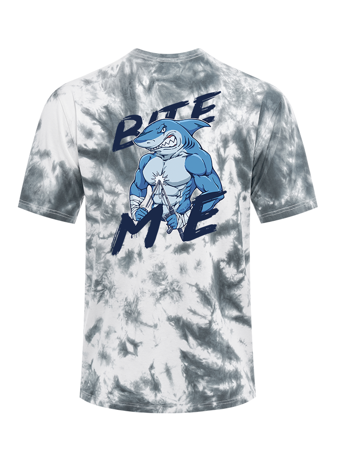 Rebel Shark Bite Me Tie Dye