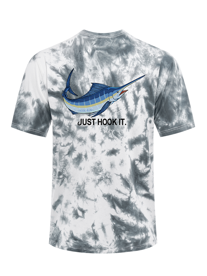 Just Hook It Tie Dye Tee