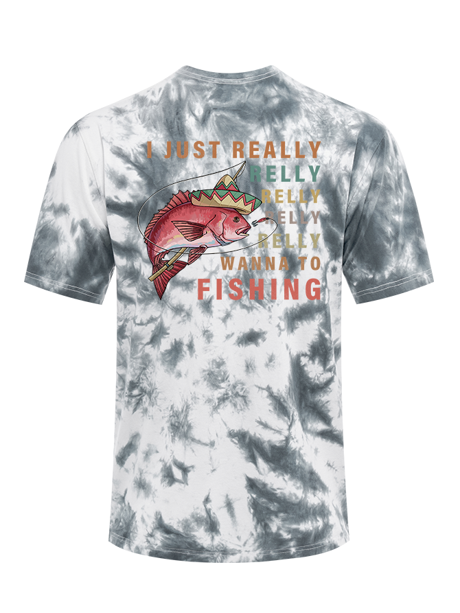 Red Snapper Fiesta Tie Dye Tee