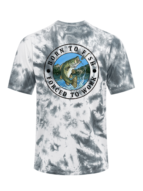 Born to Fish Tie Dye Tee