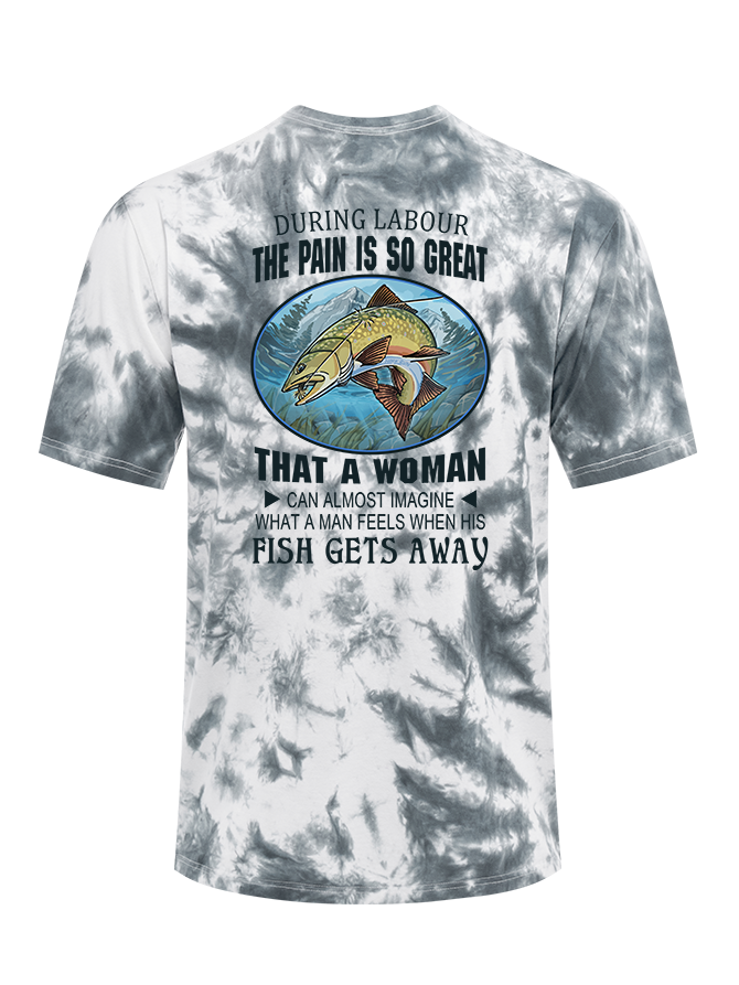 The Trout That Got Away Tie Dye Tee