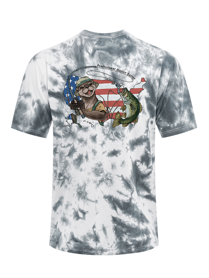 Otter vs Bass Tie Dye Tee