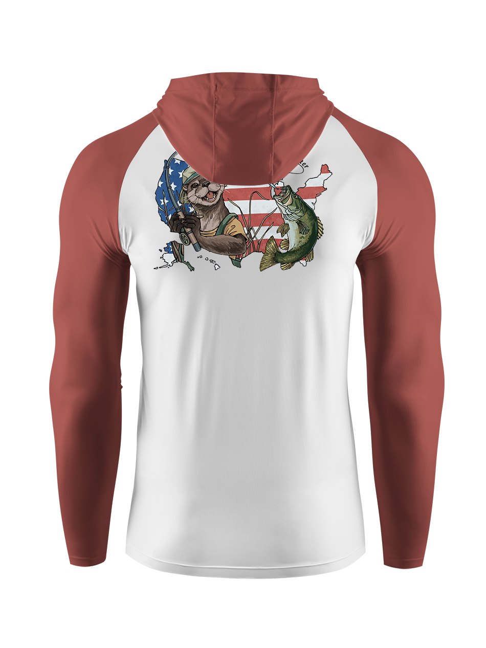 Otter vs Bass UPF Hoodie