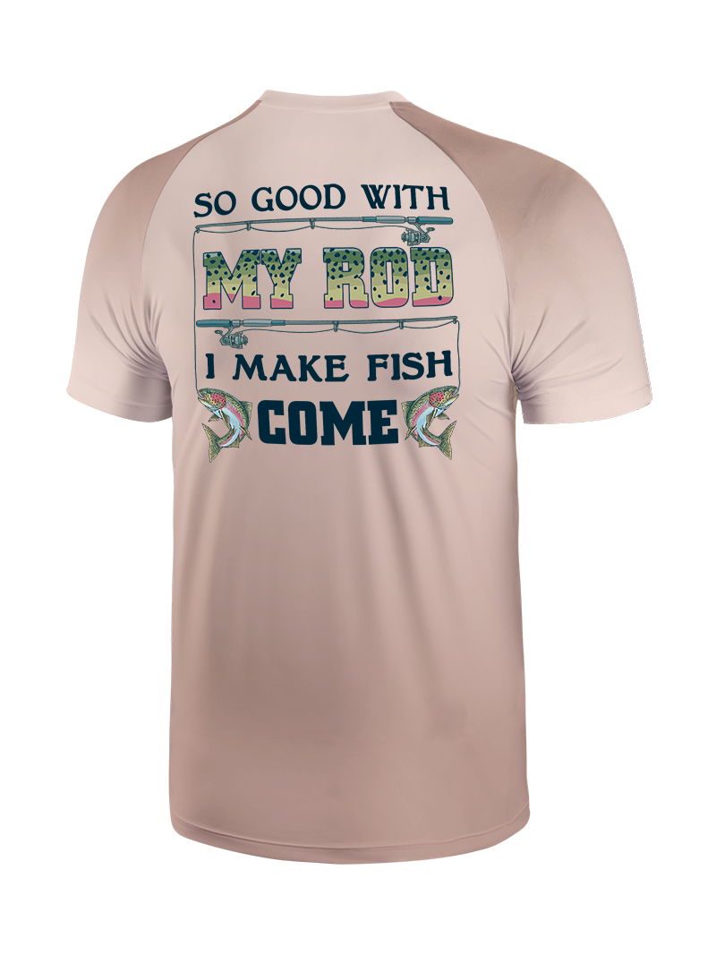 Reel Mastery and Trout Gradient Fishing Tee