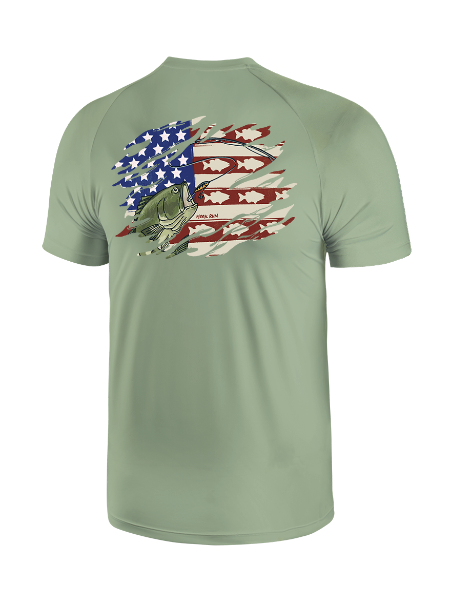 Patriot Bass Angler UPF Tee