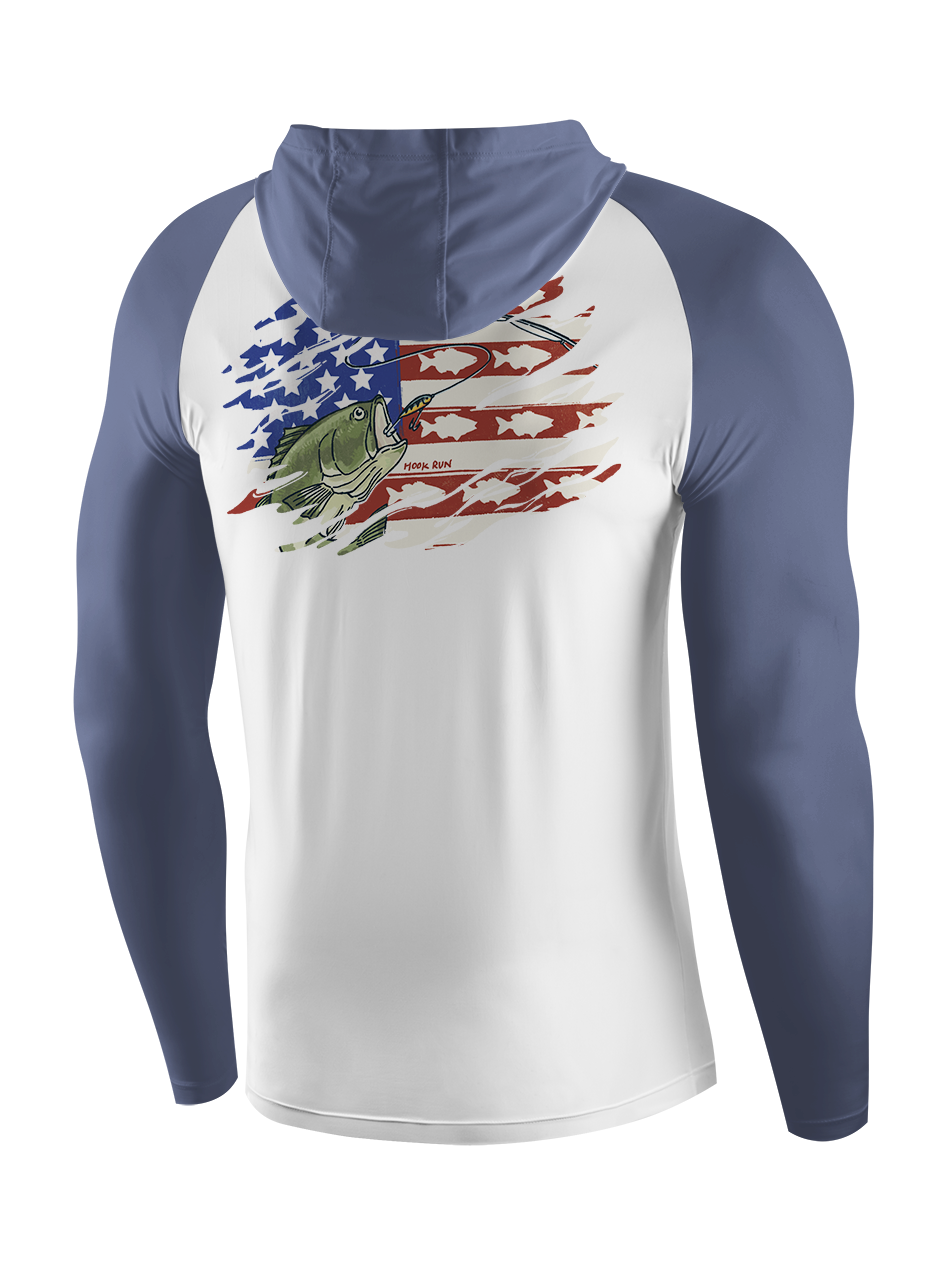 Patriot Bass Angler UPF Hoodie