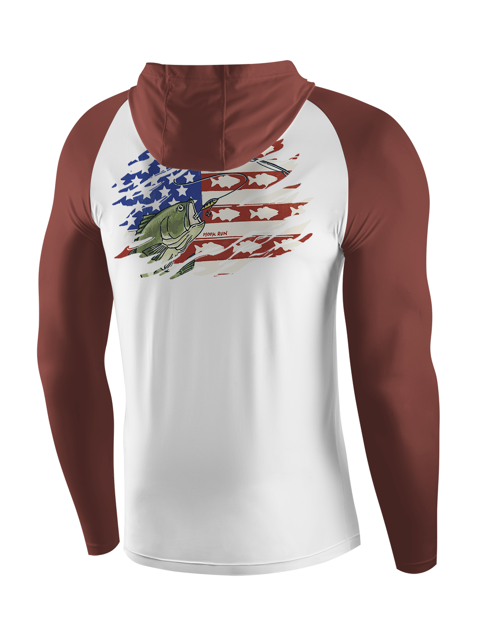 Patriot Bass Angler UPF Hoodie