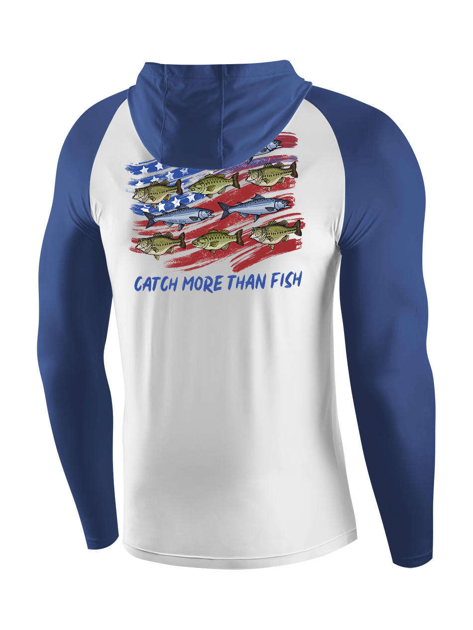 Patriotic Waters Unleashed UPF Hoodie