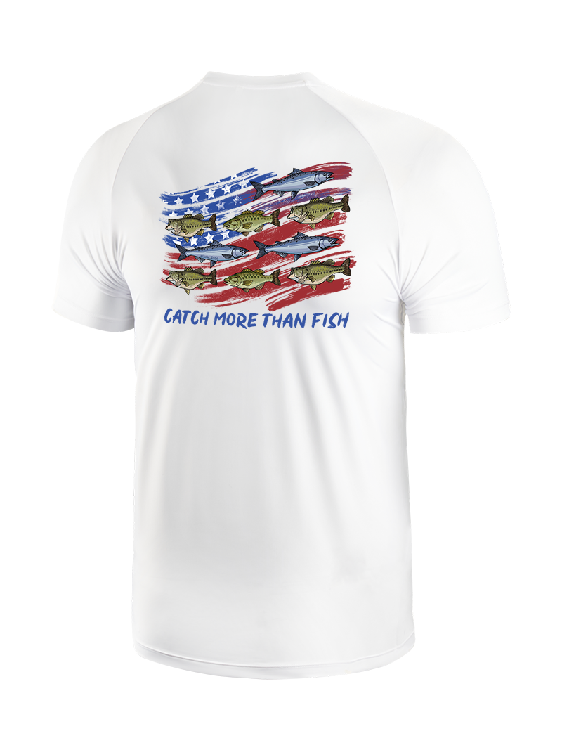 Patriotic Waters Unleashed UPF Tee