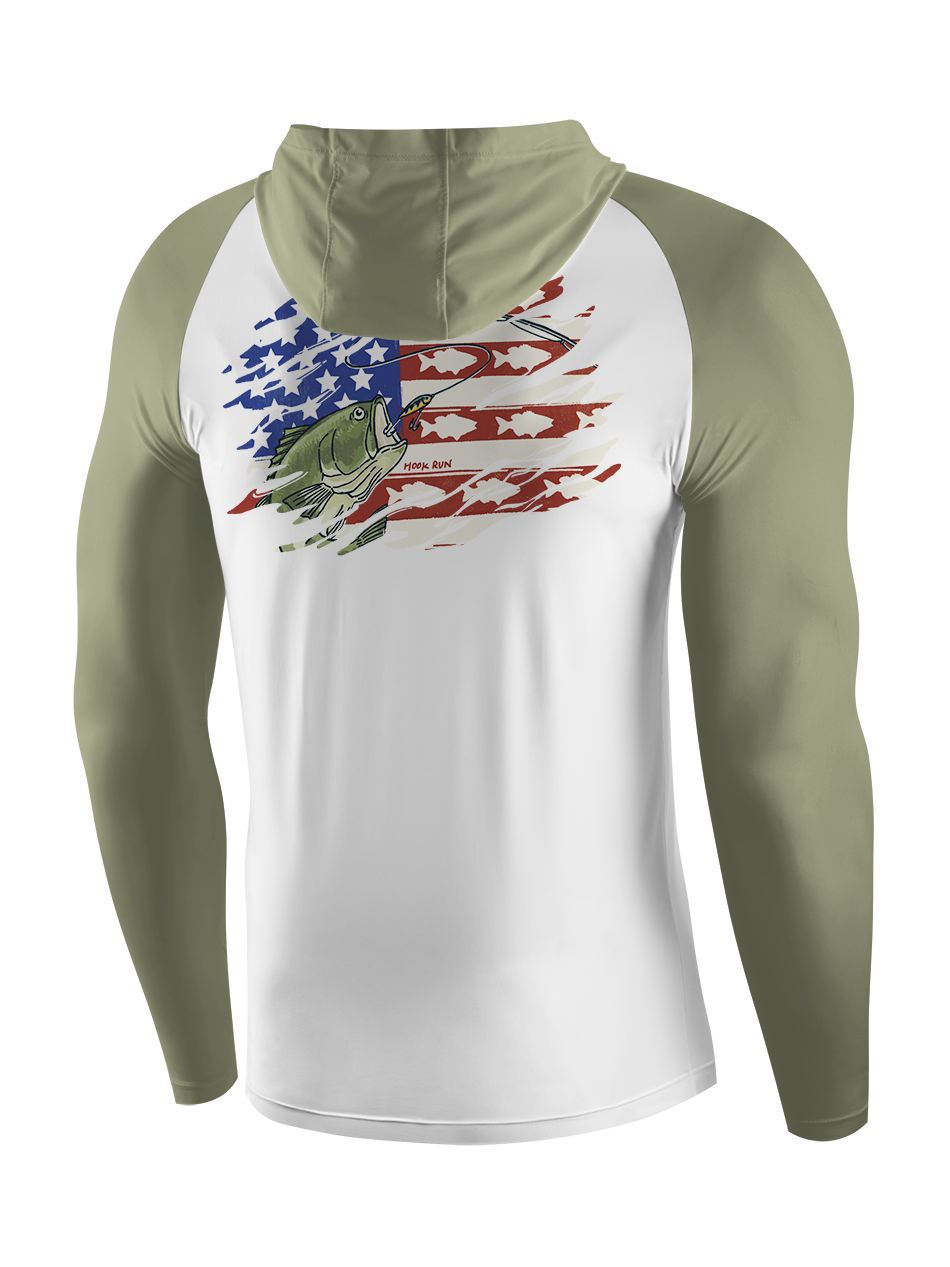 Patriot Bass Angler UPF Hoodie