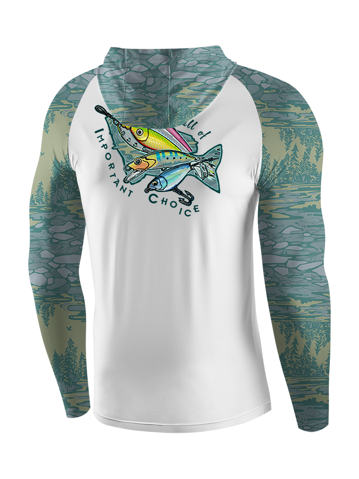 Clear Lake Bass Lures UPF Hoodie