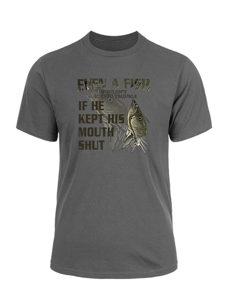 Silent Wisdom Catfish's Lesson Unisex Cotton Tee