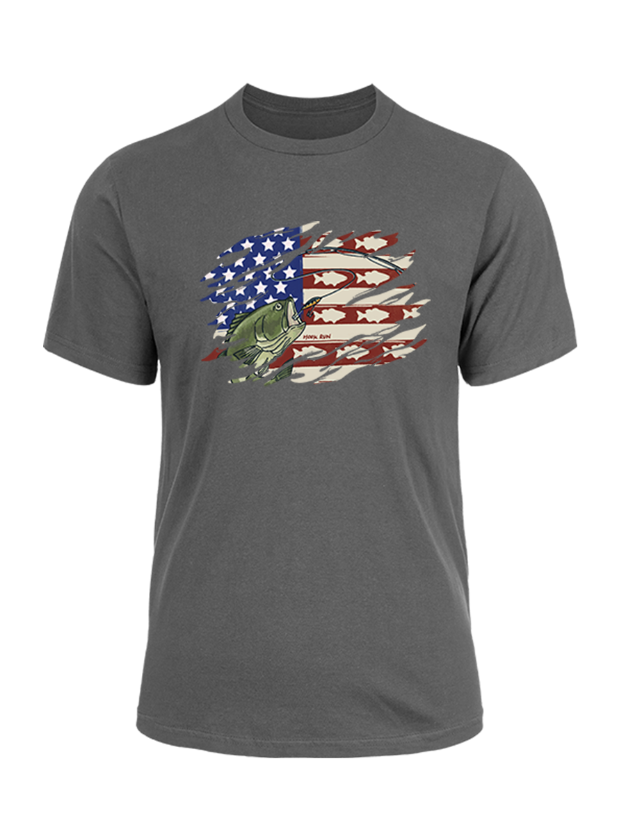 Patriot Bass Angler Unisex Cotton Tee