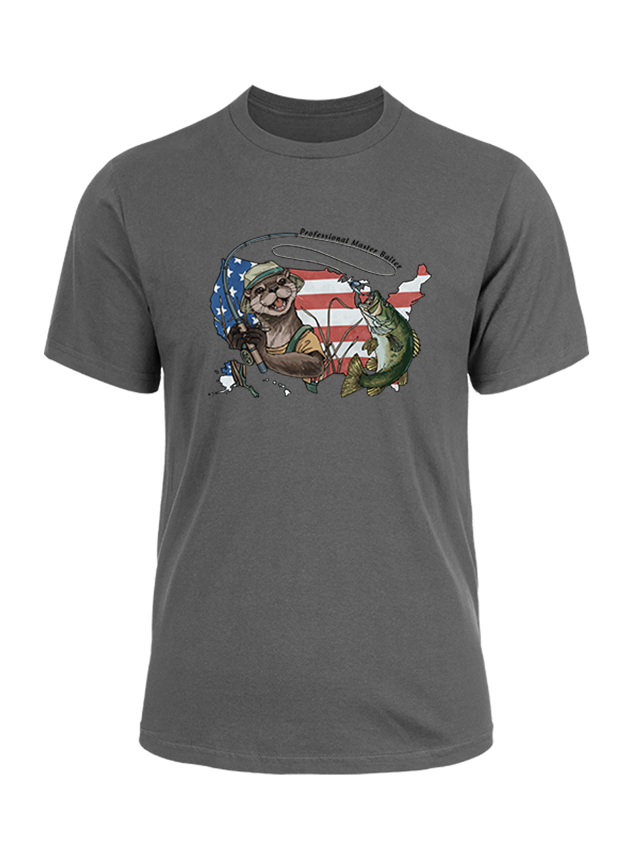 Otter vs Bass Unisex Cotton Tee