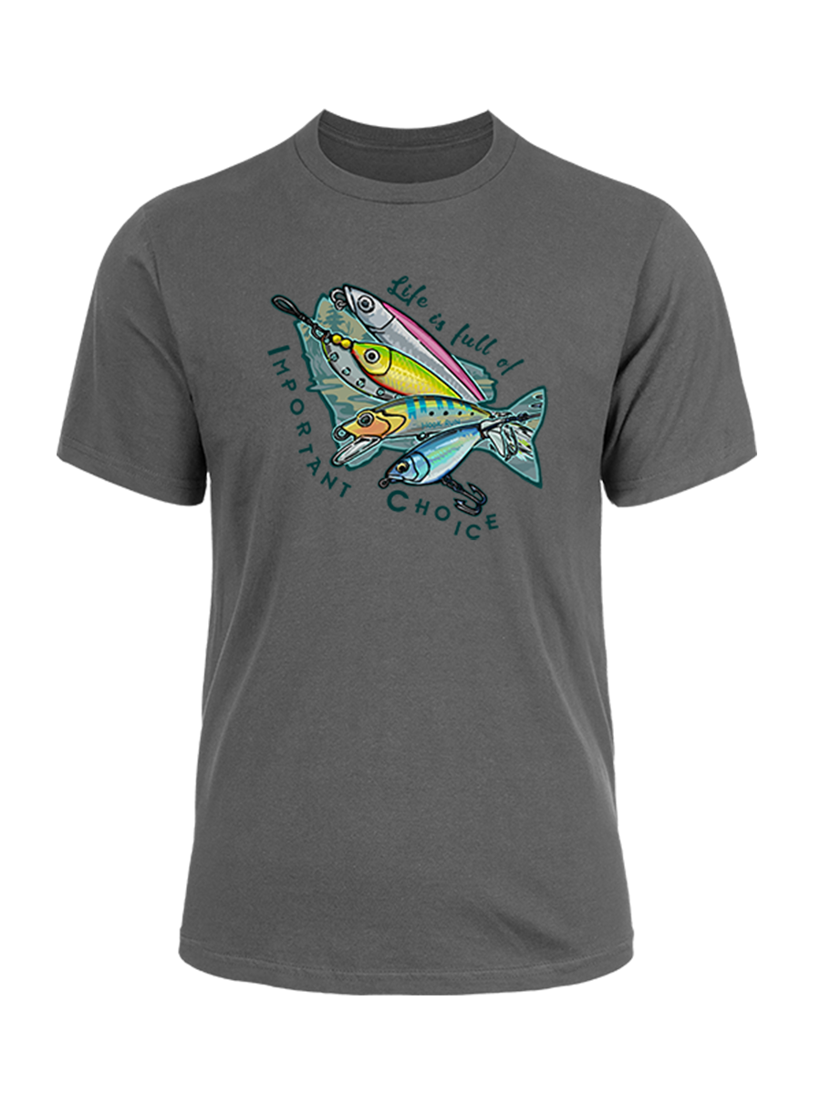 Clear Lake Bass Lures Unisex Cotton Tee
