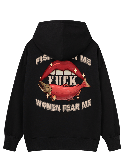 Fish Want Me Women Fear Me Classic Hoodie