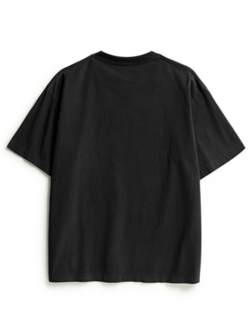Only Dead Fish Go with the Flow Heavyweight Cotton T-Shirt