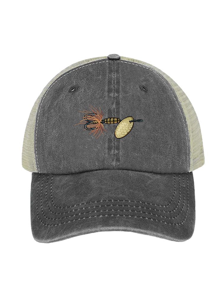 Who is My Prey Unisex Vintage Washed Meshback Hat