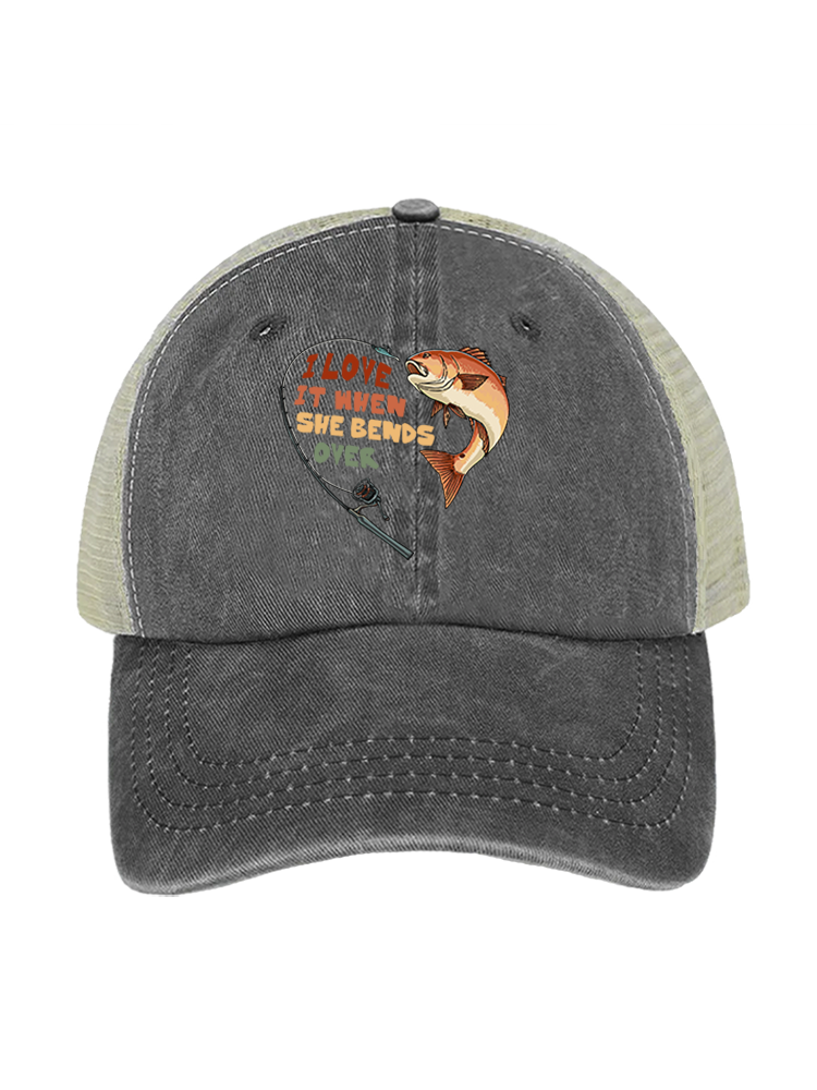Redfish Rhythm Bend to Love Unisex Vintage Washed Meshback Hat