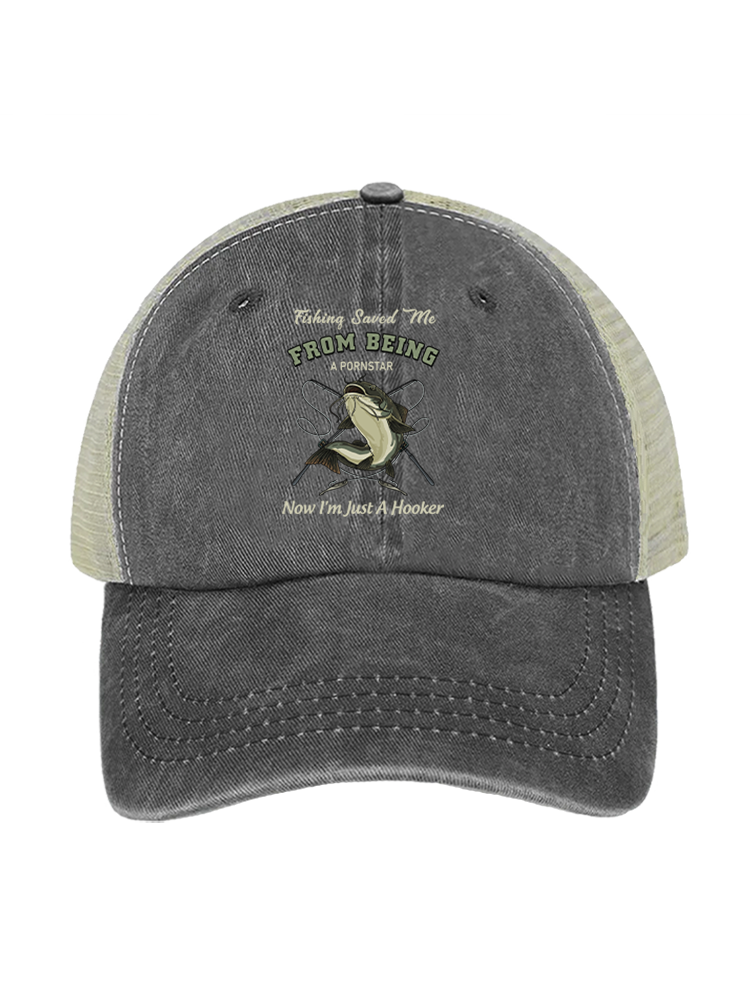 Catfish Back to Joy Unisex Vintage Washed Meshback Hat