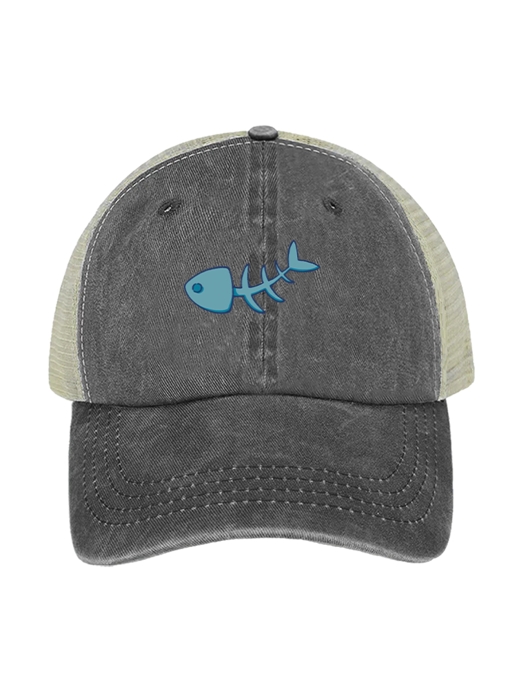 Just Wait It Unisex Vintage Washed Meshback Hat