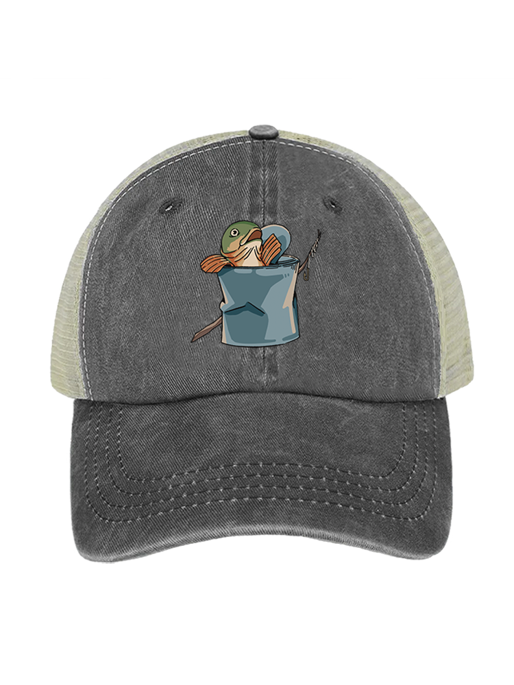 Professional Master Baiter Unisex Vintage Washed Meshback Hat