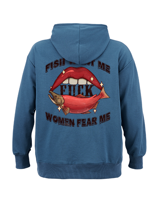 Fish Want Me Women Fear Me Classic Hoodie