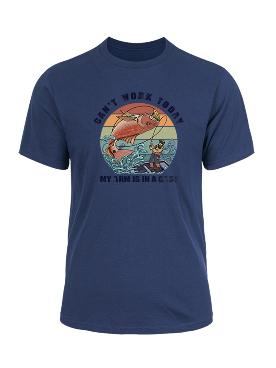 Hooked on a Day Off Unisex Cotton Tee