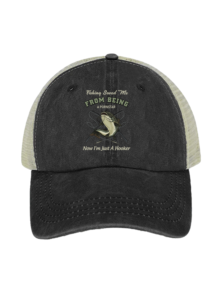 Catfish Back to Joy Unisex Vintage Washed Meshback Hat
