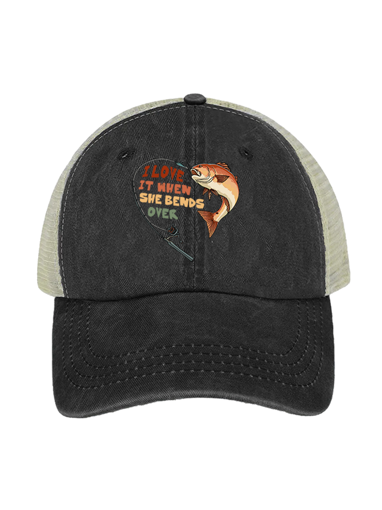 Redfish Rhythm Bend to Love Unisex Vintage Washed Meshback Hat