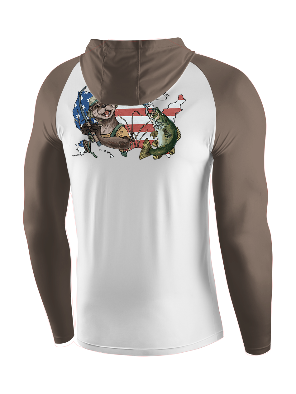 Otter vs Bass UPF Hoodie