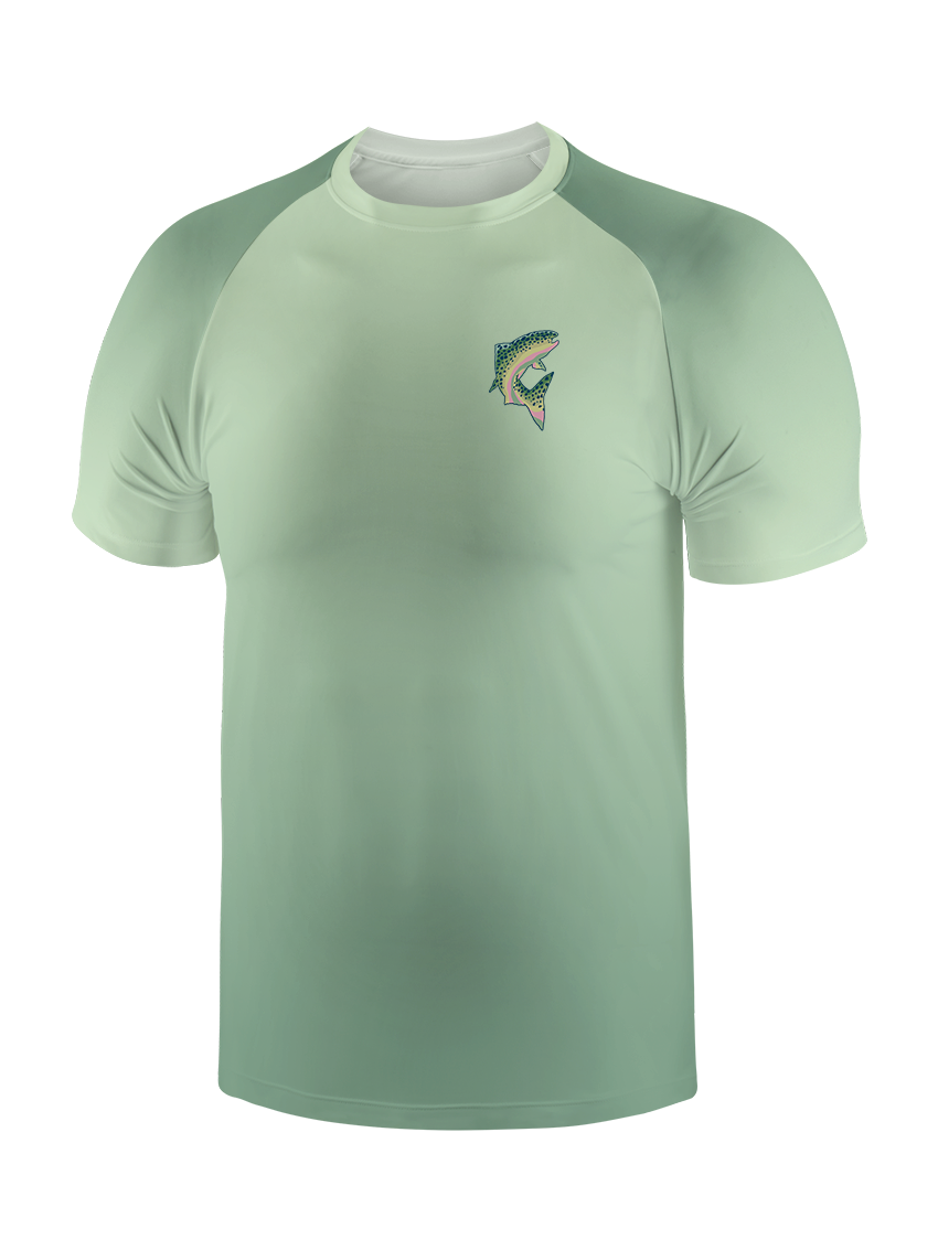 Reel Mastery and Trout Gradient Fishing Tee