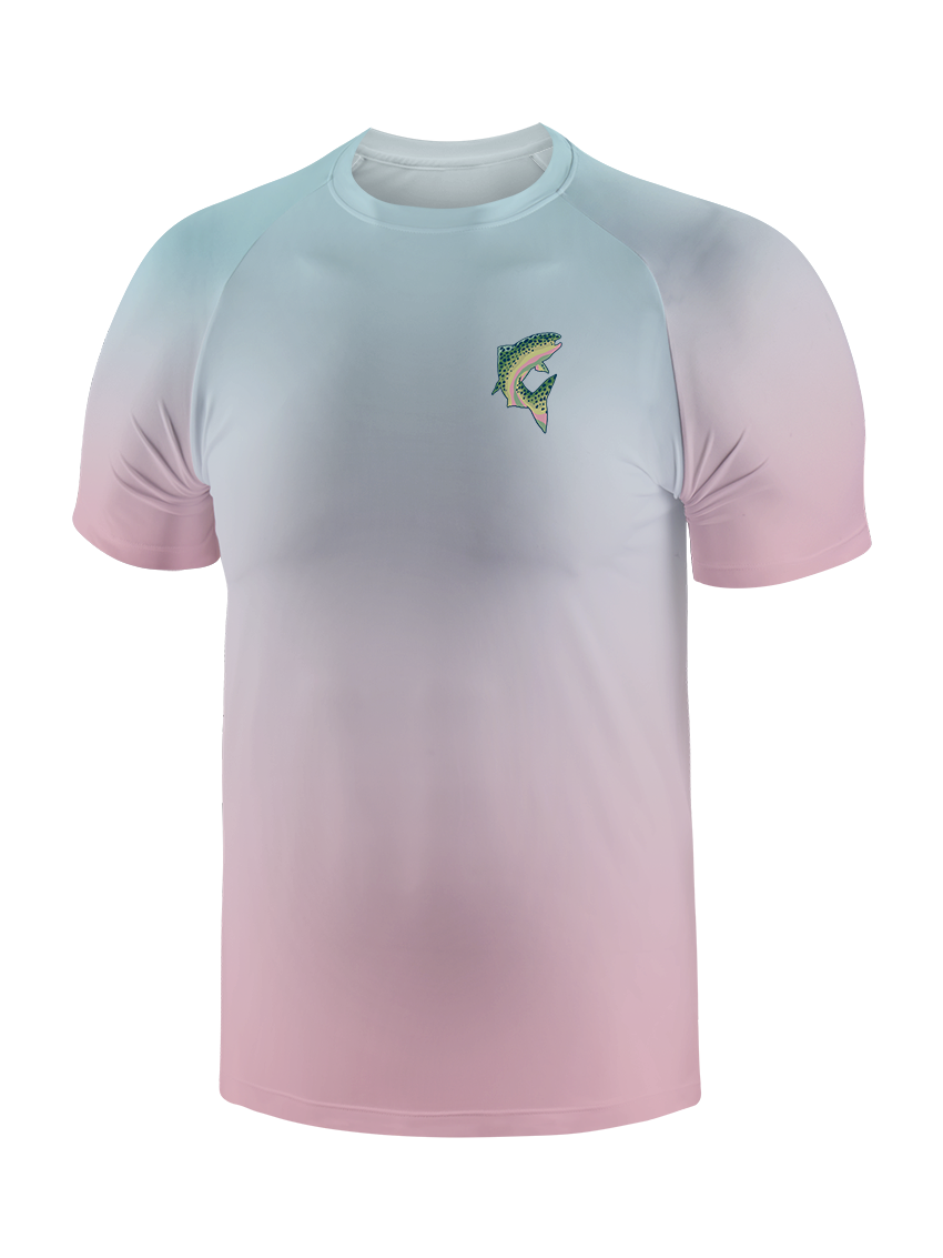 Reel Mastery and Trout Gradient Fishing Tee