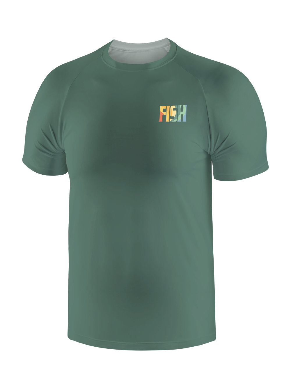 Fish Dad's Rainbow Catch UPF Tee