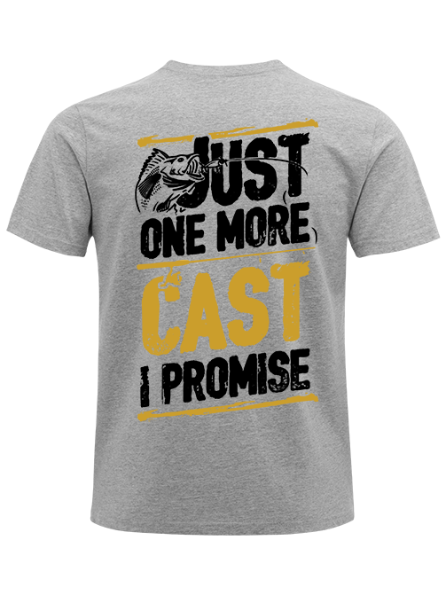 Just One More Cast Fishing Unisex Classic Cotton Tee