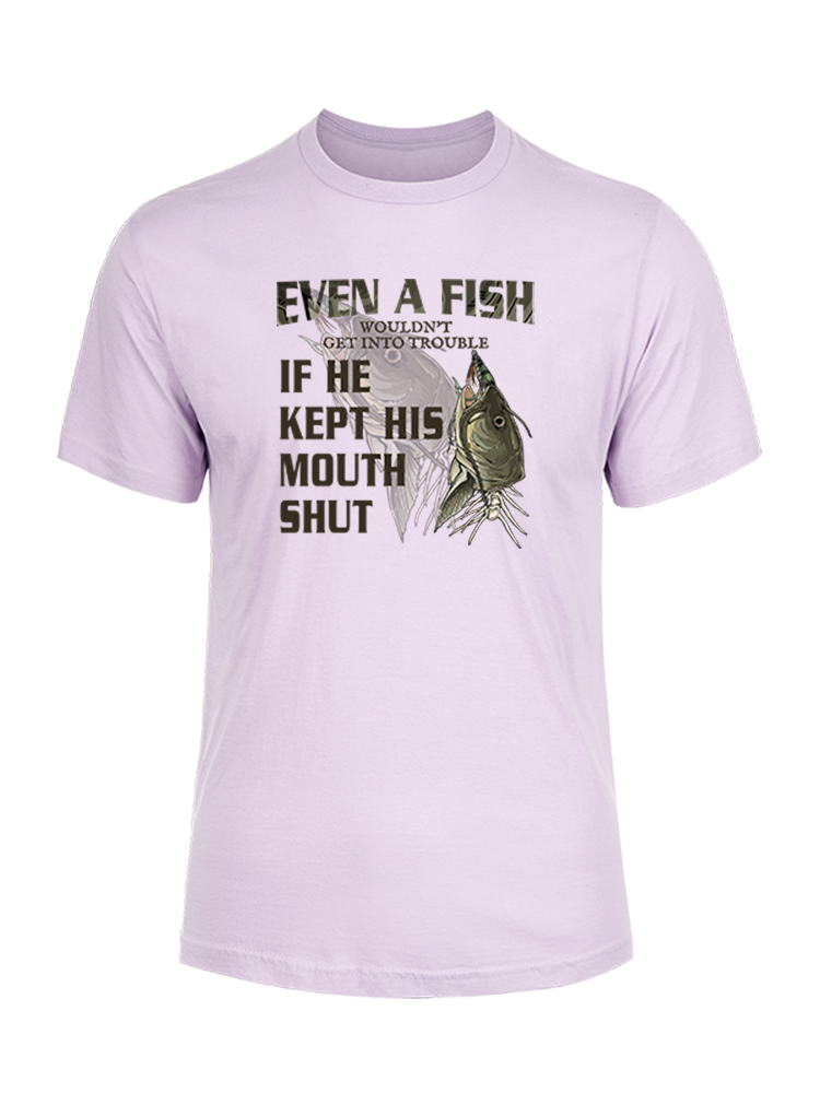 Silent Wisdom Catfish's Lesson Unisex Cotton Tee