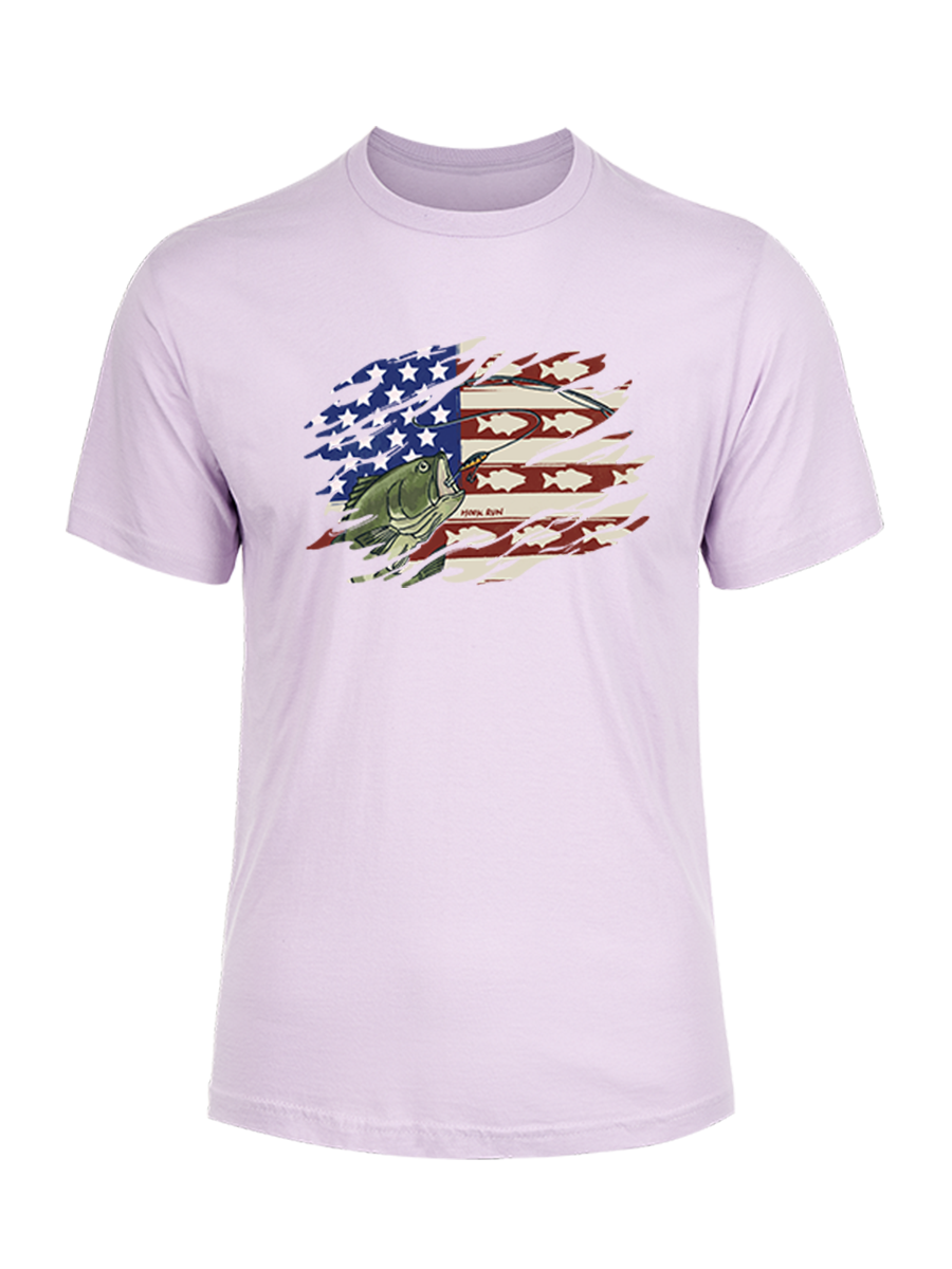 Patriot Bass Angler Unisex Cotton Tee