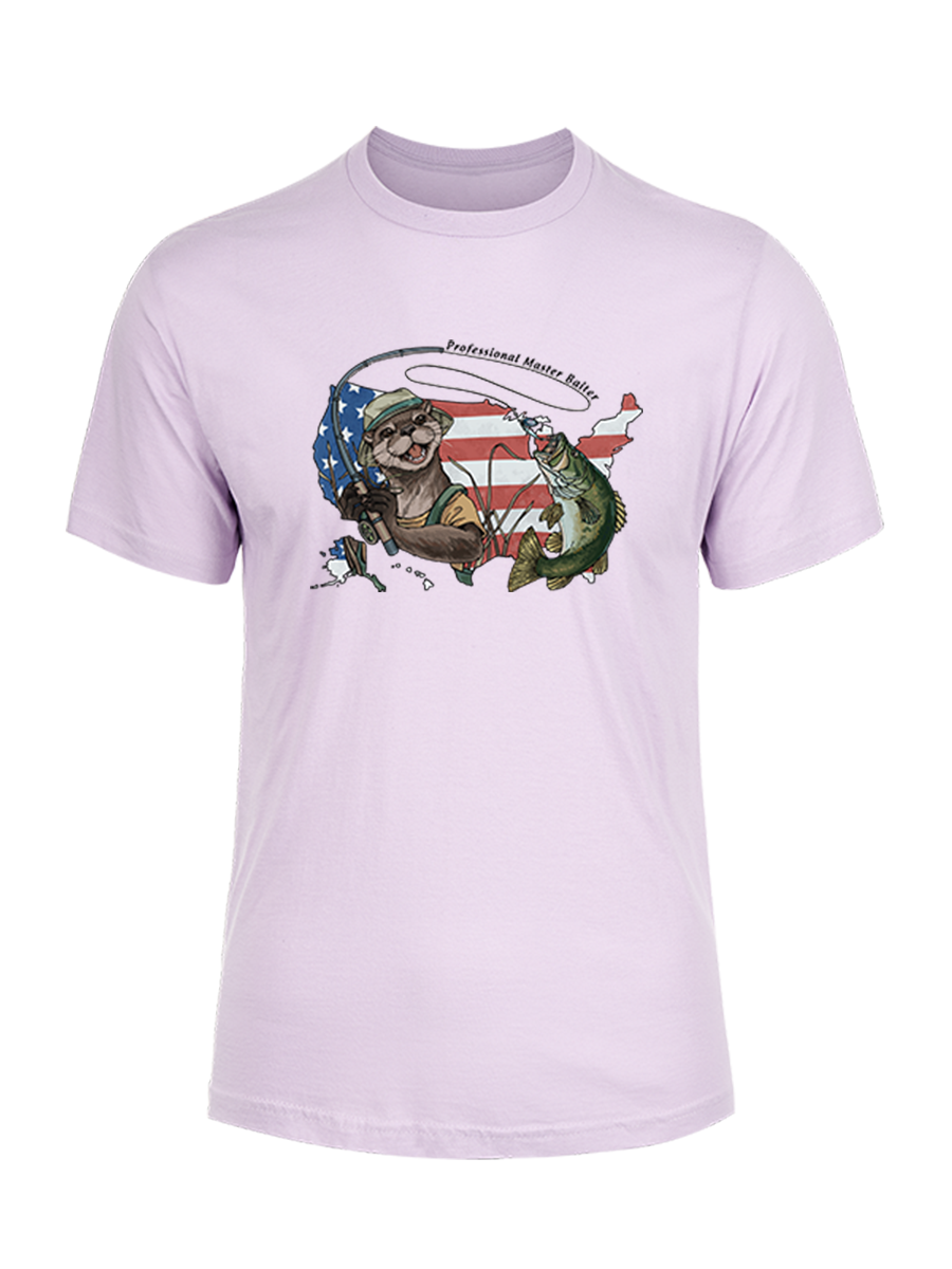 Otter vs Bass Unisex Cotton Tee